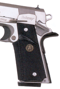 Pachmayr 02921 Signature Grip Wraparound Checkered Black Rubber for 1911  1911-A1
