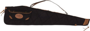 BG LONA CANVAS GUN CASE 48 SCOPED BLACK/BROWN TRIM BG LONA CANVAS GUN CASE 48 SCOPED BLACK/BROWN TRIM
