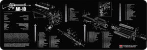 TekMat TEKR36AR10 AR-10 Cleaning Mat AR-10 Parts Diagram 12″ x 36″
