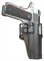 Blackhawk 410511BKR Serpa CQC  OWB Size 11 Matte Black Polymer Belt Loop/Paddle Fits Ruger P85/P89 Right Hand