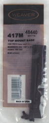 Weaver Mounts 48440 Top Mount Base 417M Matte Black Mossberg 500 Weaver Mounts 48440 Top Mount Base 417M Matte Black Mossberg 500