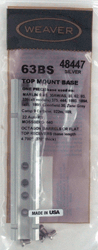 Weaver Mounts 48447 Top Mount Base 63BS Silver Marlin 36/336/Mossberg 640 Weaver Mounts 48447 Top Mount Base 63BS Silver Marlin 36/336/Mossberg 640