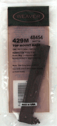 Weaver Mounts 48454 Top Mount Base 429 Matte Black Remington 870 Weaver Mounts 48454 Top Mount Base 429 Matte Black Remington 870