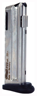 Walther Arms 512604 P22 Black Detachable with Finger Rest 10rd for 22 LR Walther P22Q