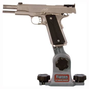 Tipton 558080 1911 Mag Well Vise Block Gun Vise Handgun Firearm Gray/Red Polymer Tipton 558080 1911 Mag Well Vise Block Gun Vise Handgun Firearm Gray/Red Polymer