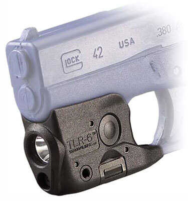 Streamlight 69270 TLR-6 Weapon Light w/Laser Fits Glock 42/43 100 Lumens Output White LED Light Red Laser 89 Meters Beam Black Polymer Streamlight 69270 TLR-6 Weapon Light w/Laser Fits Glock 42/43 100 Lumens Output White LED Light Red Laser 89 Meters Beam Black Polymer