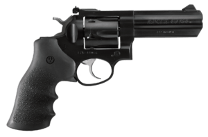 Ruger 1702 GP100  Medium Frame 357 Mag 6rd 4.20″ Blued Alloy Steel Barrel  Cylinder & Frame  Hogue Monogrip  Transfer Bar Safety  Exposed Hammer
