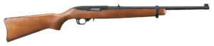 Ruger 1103 10/22 Carbine Full Size 22 LR 10+1 18.50″ Satin Black Alloy Steel Barrel  Satin Black Aluminum Receiver  Fixed Hardwood Stock  Right Hand