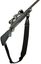 Outdoor Connection NDS90063 Elite Sling 1″ Adjustable Black Neoprene/Leather Rifle/Shotgun