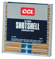 CCI 0025 Pest Control Shotshell 22WMR 52gr #12Shot 20rd Box CCI 0025 Pest Control Shotshell 22WMR 52gr #12Shot 20rd Box