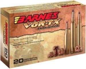 Barnes Bullets 30815 VOR-TX Rifle 6.5Creedmoor 120gr Tipped TSX Boat Tail 20rd Box