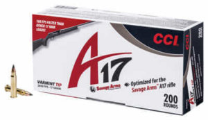 CCI 949CC Varmint A17 17 HMR 17 gr Varmint Tipped 200rd Box CCI 949CC Varmint A17 17 HMR 17 gr Varmint Tipped 200rd Box