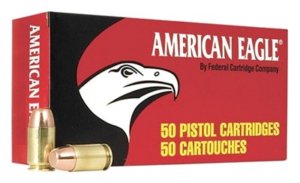 Federal AE40R3 American Eagle Handgun 40S&W 165gr Full Metal Jacket 50rd Box