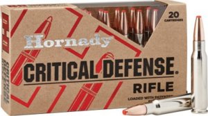 Hornady 80260 Critical Defense  223Rem 73gr Flex Tip eXpanding 20rd Box