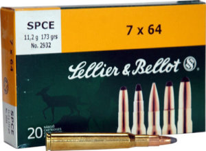Sellier & Bellot SB7A Rifle 7mm Rem Mag 173 gr Soft Point Cut Through Edge 20rd Box Sellier & Bellot SB7A Rifle 7mm Rem Mag 173 gr Soft Point Cut Through Edge 20rd Box
