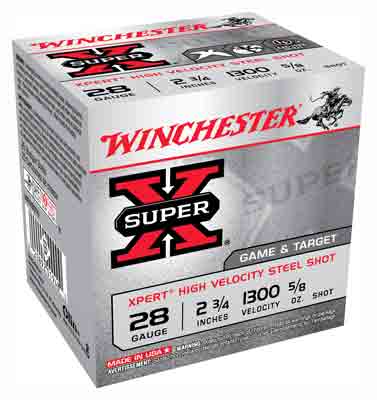 Winchester Ammo WE28GT6 Super X Xpert High Velocity 28 Gauge 2.75″ 5/8 oz 6 Shot 25 Per Bx