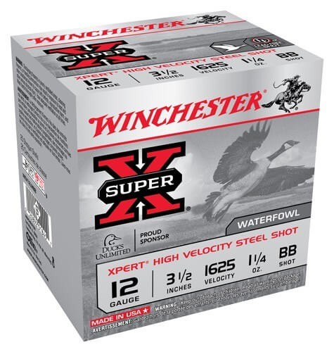 Winchester Ammo WEX12LMBB Super X Xpert High Velocity 12 Gauge 3.50″ 1 1/4 oz BB Shot 25 Per Bx