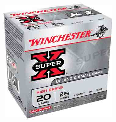 Winchester Ammo X207 Super X Heavy Game Load High Brass 20 Gauge 2.75″ 1 oz 7.5 Shot 25 Bx
