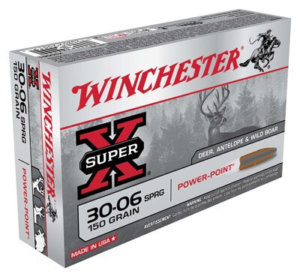 Winchester Ammo X30061 Power-Point  30-06 Springfield 150 gr Power Point 20rd Box