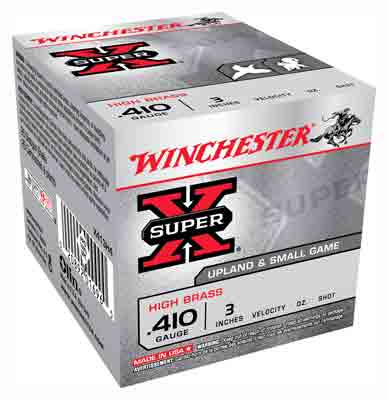 Winchester Ammo X413H7 Super X Heavy Game Load High Brass 410 Gauge 3″ 3/4 oz 7.5 Shot 25 Bx