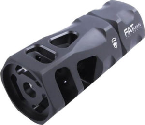 Phase 5 Weapon Systems FATMAN556 FATman Hex Brake Black Parkerized Steel with 1/2″-28 tpi Threads & 3″ OAL for 223 Rem  5.56x45mm NATO AR-Platform