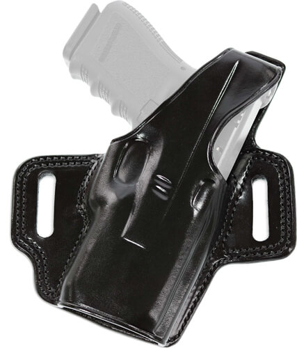 Galco FL104B Fletch OWB Black Leather Belt Slide Fits Ruger GP100 Fits S&W L Frame Right Hand Galco FL104B Fletch OWB Black Leather Belt Slide Fits Ruger GP100 Fits S&W L Frame Right Hand