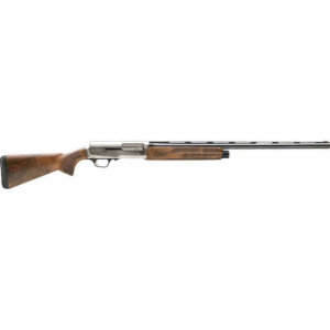 Browning 0118203005 A5 Ultimate 12 Gauge 26 Barrel 3ā³ 4+1 Blued Barrel Engraved Satin Nickel Finished Receiver Gloss Oil Grade III Turkish Walnut Stockā Browning 0118203005 A5 Ultimate 12 Gauge 26 Barrel 3ā³ 4+1 Blued Barrel Engraved Satin Nickel Finished Receiver Gloss Oil Grade III Turkish Walnut Stockā