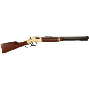 Henry H006M41 Big Boy Classic Full Size 41 Rem Mag 10+1 20″ Blued Octagon Barrel Polished Brass Brass Receiver American Walnut Right Hand