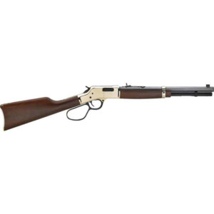 Henry H006MR327 Big Boy Carbine 327 Federal Mag Caliber with 7+1 Capacity  16.50″ Blued Barrel  Polished Brass Metal Finish & American Walnut Stock  Right Hand (Full Size)