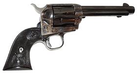 Colt Mfg P1650 Single Action Army Peacemaker 357 Mag 6 Shot 5.50″ Blued Barrel & Cylinder  Color Case Hardened Frame  Black Polymer Grip