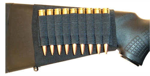 GrovTec US Inc GTAC81 Buttstock Cartridge Holder Elastic Capacity 9rd Rifle Buttstock Mount GrovTec US Inc GTAC81 Buttstock Cartridge Holder Elastic Capacity 9rd Rifle Buttstock Mount