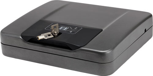 Hornady 98141 Rapid Safe 4800KP RFID Access Code Key Entry Black Steel Holds 1 Handgun 10.50″ L x 12″ W x 2.90″ D Hornady 98141 Rapid Safe 4800KP RFID Access Code Key Entry Black Steel Holds 1 Handgun 10.50″ L x 12″ W x 2.90″ D