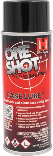 Hornady 99913 One Shot Case Lube Cleans Lubricates Prevents Rust & Corrosion 10 oz Aerosol