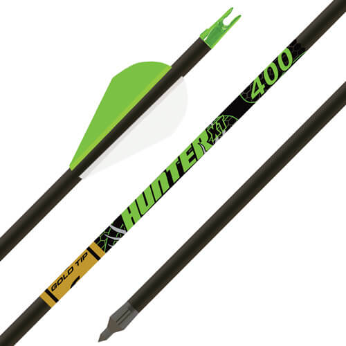GOLD TIP ARROW HUNTER XT 340 2 RAPTOR VANES 1/2DOZ GOLD TIP ARROW HUNTER XT 340 2 RAPTOR VANES 1/2DOZ