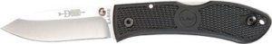 Ka-Bar 4062 Dozier Hunter 3″ Folding Drop Point Plain AUS-8A SS Blade  Black Zytel Handle  Includes Pocket Clip
