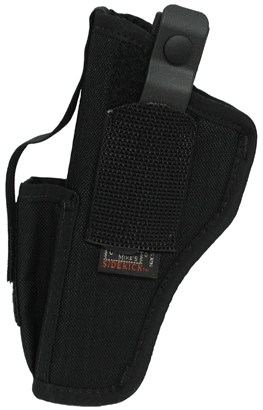 Uncle Mike’s 70050 Sidekick Hip Holster IWB/OWB Size 05 Black Laminate Belt Clip Fits Large Semi-Auto Fits 4.50-5″ Barrel Ambidextrous