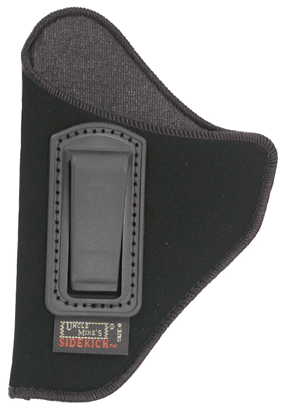 Uncle Mike’s 89002 Inside The Pants Holster IWB Size 0 Black Suede Like Belt Clip Fits Sm/Med DA Revolver Fits 2-3″ Barrel Left Hand