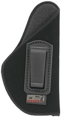 Uncle Mike’s 89121 Inside The Pants Holster IWB  Size 12  Black Laminate  Belt Clip Compatible w/Glock 33/26/27  Right Hand
