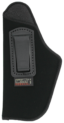 Uncle Mike’s 89152 Inside The Pants Holster IWB Size 15 Black Suede Like Belt Clip Fits Large Autos Fits 3.75-4.50″ Barrel Left Hand