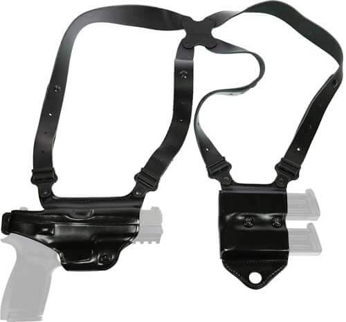Galco MC224B Miami Classic Shoulder System Size Fits Chest Up To 56″ Black Leather Compatible w/Glock 19 Gen1-5/17 Gen1-5/22 Gen2-5 Right Hand Galco MC224B Miami Classic Shoulder System Size Fits Chest Up To 56″ Black Leather Compatible w/Glock 19 Gen1-5/17 Gen1-5/22 Gen2-5 Right Hand