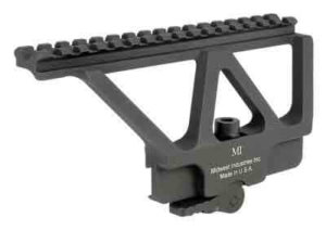 Midwest Industries MIAKSM MI AK Side Railed Scope Mount  Black Hardcoat Anodized