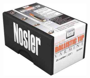 Nosler 34992 Ballistic Tip  22 Cal .224 60 gr Spitzer/ 100rd Box