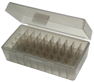 MTM Case-Gard P504410 Case-Gard P-50 Multi-Caliber Handgun Green Polypropylene 50rd