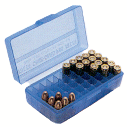 MTM Case-Gard P509M10 Case-Gard P-50 Multi-Caliber Handgun Green Polypropylene 50rd