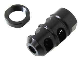 Kel-Tec PLRSU582 PLR-22 Muzzle Brake Kit Black Steel with 1/2″-28 tpi Threads for 22 LR Kel-Tec PLR-16 Kel-Tec PLRSU582 PLR-22 Muzzle Brake Kit Black Steel with 1/2″-28 tpi Threads for 22 LR Kel-Tec PLR-16