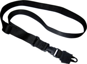 Tacshield T6006BK CQB  with QD Push Button Swivel 1.50″ W Single-Point Black Webbing for Rifle/Shotgun