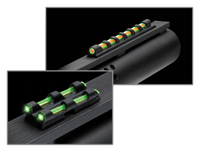 TruGlo TG94D Gobble•Dot Universal Shotgun Sights   Black | Green with Red Center Fiber Optic Front Sight | Green Fiber Optic Rear Sight