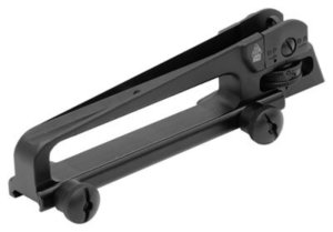 UTG Pro TLURS001 Mil-Spec Carry Handle/Sight Black Hardcoat Anodized 7075-T6 Aluminum AR-15