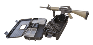 MTM Case-Gard TRB40 Tactical Range Box  Black Polymer 24.60″ L x 11.30″ x 8.30″ H