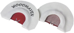Woodhaven WH013 Red Wasp  Diaphragm Call Triple Reed Attracts Turkeys White